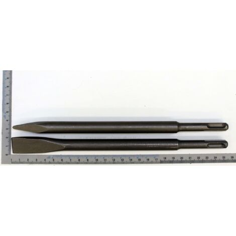Scheppach 7907900003 Accessoires de perçage et de marteau perforateur/SDS-Plus Plat et burin pointu Kit, compatible avec le dh1300 Plus, diamètre 13,5, L 250 mm