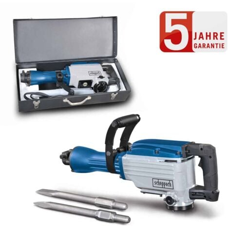 Scheppach Abbruchhammer AB1600 1600W Stemmhammer 20 KG Meißelhammer Schlaghammer