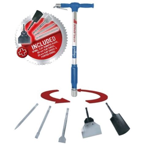 Scheppach Aero2Spade attrezzo pneumatico blu 82 cm