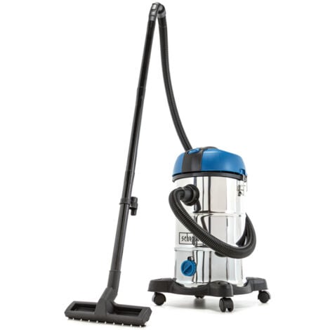 Scheppach Aspirateur à eau et poussière NTS30v2 - 30 l - 1200 W - Puissance d'aspiration max 20 kPa - Tuyau de 2 m - Câble d'alimentation 3 m – Accessoires et sacs inclus