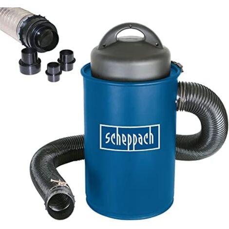 Scheppach Aspirateur HA1000 -Aspirateur Eau et poussière - 1100W - Débit d'air: 183m³ - Capacité de la cuve: 50L - Taille du Filtre : 0,3m² - Longueur du Tuyau : 2m - Lot d'adaptateurs Inclus