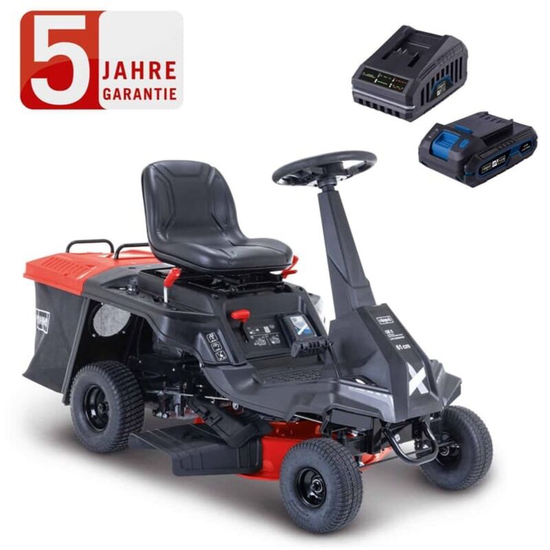 Scheppach - Aufsitzrasenmäher Mr230 6ps 61cm 150l Fangsack Hybrid-start