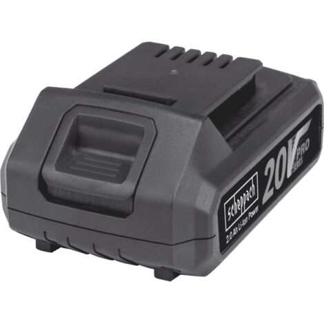 Scheppach – Batterie de rechange 20V 2Ah Lithium-Ion – Compatible appareils Pro Series – Performance optimisée pour usage intensif - ION 2 AH