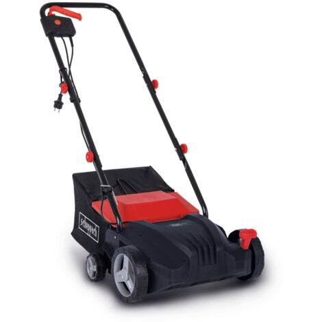 Scheppach Balayeuse peigne électrique pour gazon artificiel ELS1500 - 1500W - Brosse hélicoïdale incluse - Idéal pour le nettoyage des entrées de maisons et de jardins - Balayeuse mécanique