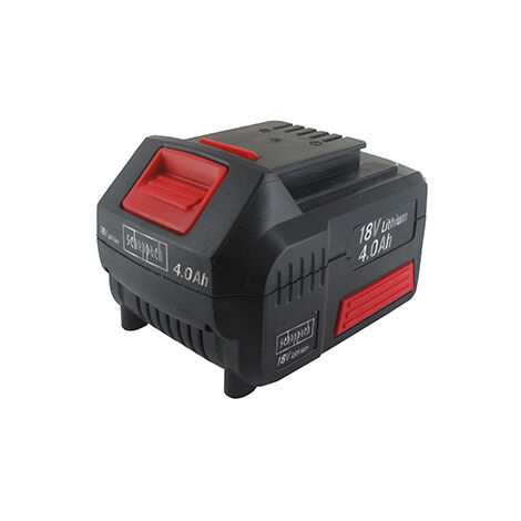 Scheppach – Batterie lithium-ion 18V 4,0Ah – Compatible tondeuses LMB400, GS18-3Li, TT40-Li18V – Coupe bordures RT2300, taille haies HTB400