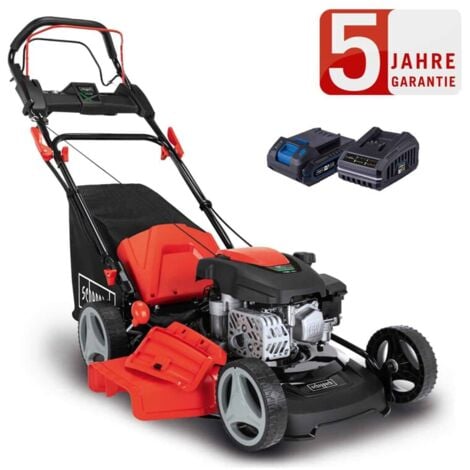 Scheppach Benzin Rasenmäher MS150-46E 3,5PS 7IN1 mit Antrieb Breite 46cm 55L