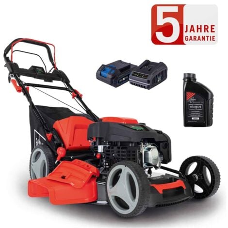 Scheppach Benzin Rasenmäher MS225-53E 6PS mit Antrieb + E-Start 53cm + Öl