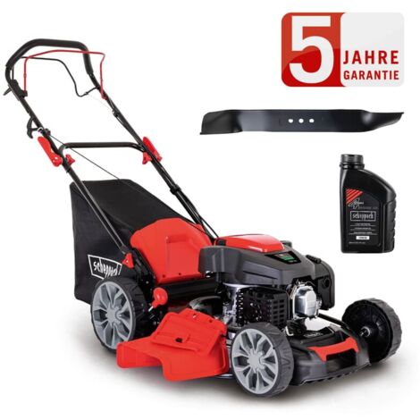 Scheppach Benzin Rasenmäher MS225-56 6IN1 6PS Breite 56cm + 0,6 L Öl + 2. Messer