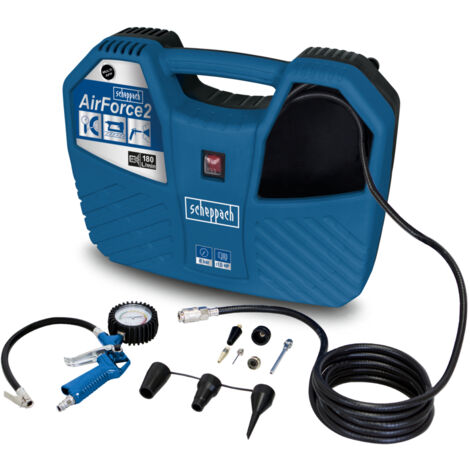 Scheppach - Compresseur portatif 1100W 8bar 180L/min - AIR FORCE-2 - TNT