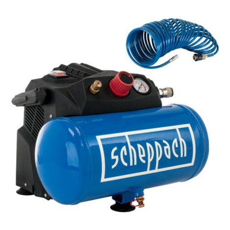 SCHEPPACH Compressor - HC06 - 6L - 1200W - 5 m hose