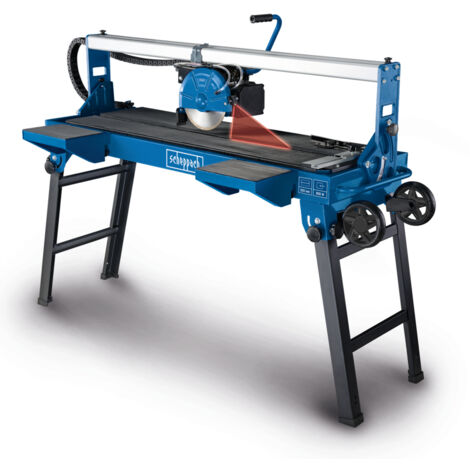 Scheppach Coupe-carrelage FS3600 - 900W - Hauteur de coupe 36mm - Disque de coupe Ø 200mm - Dimensions de la table 1290 x 400mm - Tête de coupe pivotante - Fonction plongée - Réservoir d'eau 30L