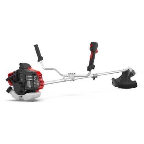 Scheppach Débroussailleuse Thermique BCH2500PB - Moteur 2T - Easy Start - Ergonomique - Largeur de coupe de 430 / 255mm - Peu de vibrations - Livrée avec une lame 3 dents et une bobine de fil nylon