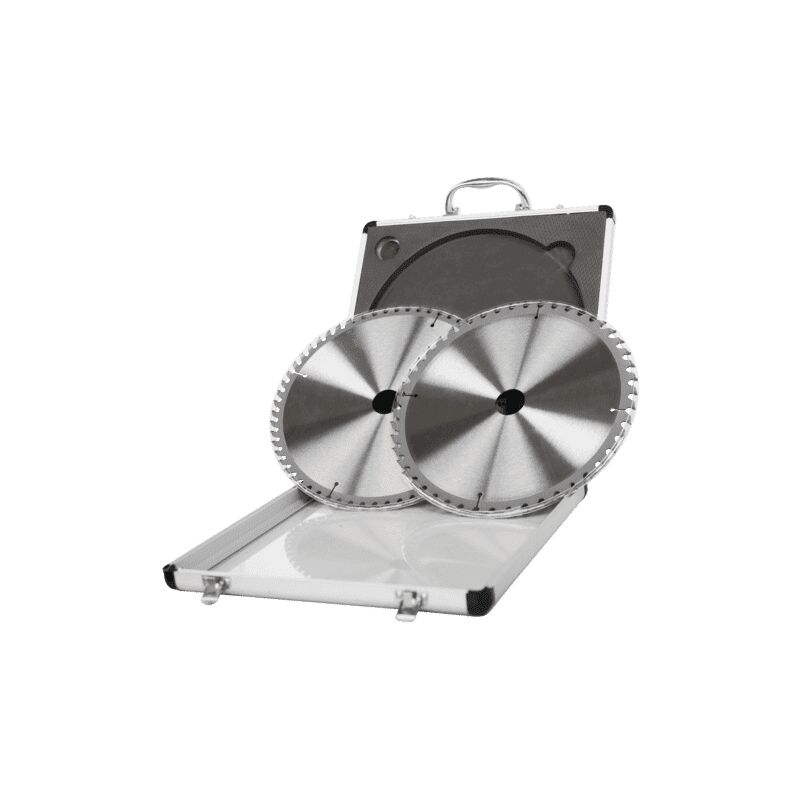 Scheppach - Lot de 2 lames pour scie circulaire - Diamètre 254 mm - Largeur de la dent 2,8 mm - Largeur du tronc 1,6 mm - 48 dents - 60 dents - 6000