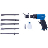 Scheppach - Ensemble de burinage en coffret (Kit marteau à air comprimé, 6,3 bar)