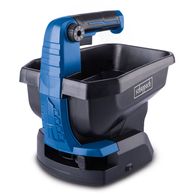 Scheppach Épandeur sans fil IXES 20V - C-GSP800-X - 2200min-1 - Capacité de 3,5L - 6 vitesses - 8 positions - Softgrip - Vendue sans batterie ni