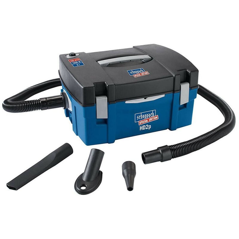

Scheppach - Aspiradora de taller 3 en 1 con 4 accesorios 5L - hd2p
