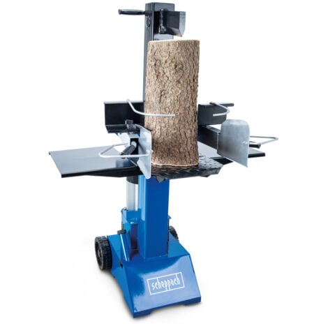 Scheppach Fendeur à bûches vertical HL810 - 3000 W / 230 V - Fendeur de bois hydraulique - Bâti en acier - Puissance de fendage 8 T - Course de fendage 550 m - Commande bi-manuelle
