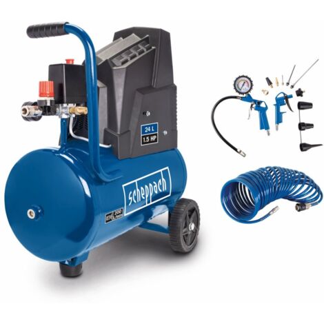 Scheppach HC30o Ölfreier Kompressor Blau 24L 8 bar