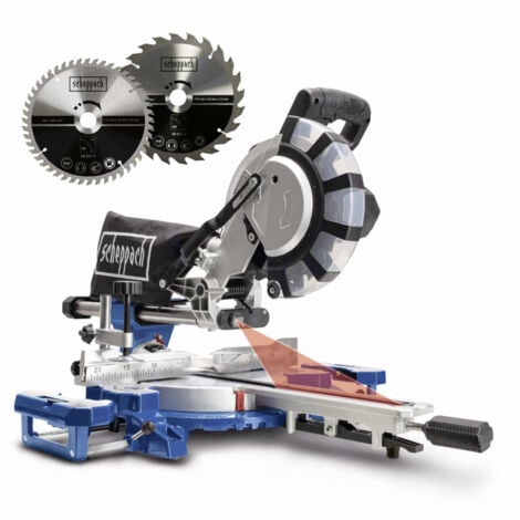 Scheppach Kappzugsäge HM 216 SPX 2.000 W, Lasermarkierhilfe