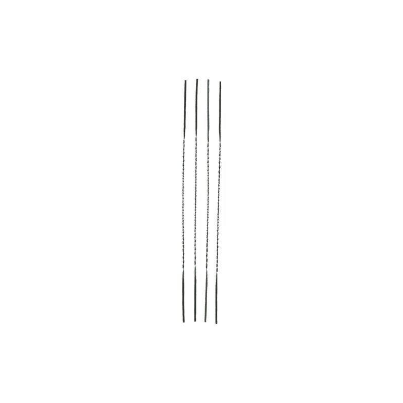 Scheppach - Lot de 12 lames de scie pour bois Z/Z38 130/1,03/0,38 mm pour scie à chantourner 88001509