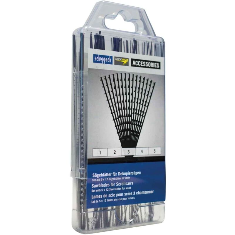 Scheppach Sägeblatt-Set Sd1600V | 60 Stück | Universal