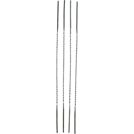 Scheppach Lot de 12 lames de scie pour bois Z/Z38 130/1,03/0,38 mm pour scie à chantourner 88001509