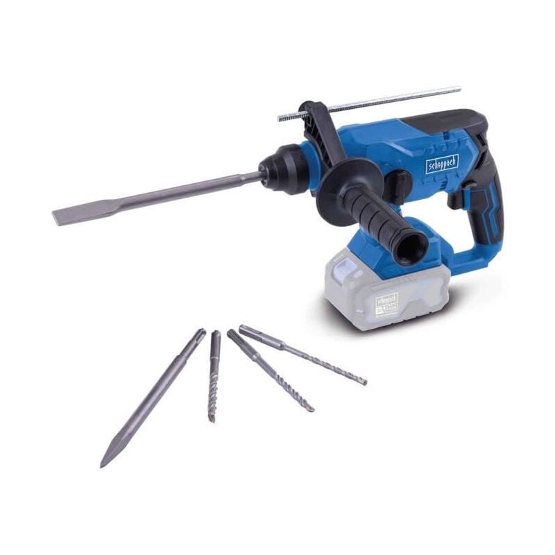 Scheppach - Marteau Perforateur sans fil ixes 20V - BC-RHD230-X - Brushless - 5500BPM - 2,2J - Mandrin SDS-Plus - Mallette et Accessoires inclus