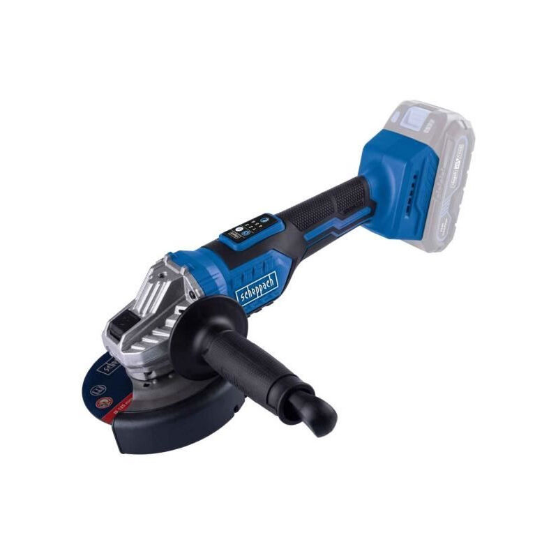 Meuleuse d'angle sans fil ixes 20V - BC-AG125-X - Brushless - 6 vitesses - Disques Ø125mm - Protection antisurcharge - Softgrip - Vendue sans