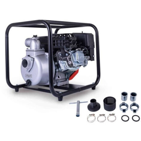 Scheppach – Motopompe à essence auto-amorçante 5.3HP 212cc – Débit 32 000 l/h – Hauteur d'aspiration 7m – Pour eaux claires et sales - PWP32