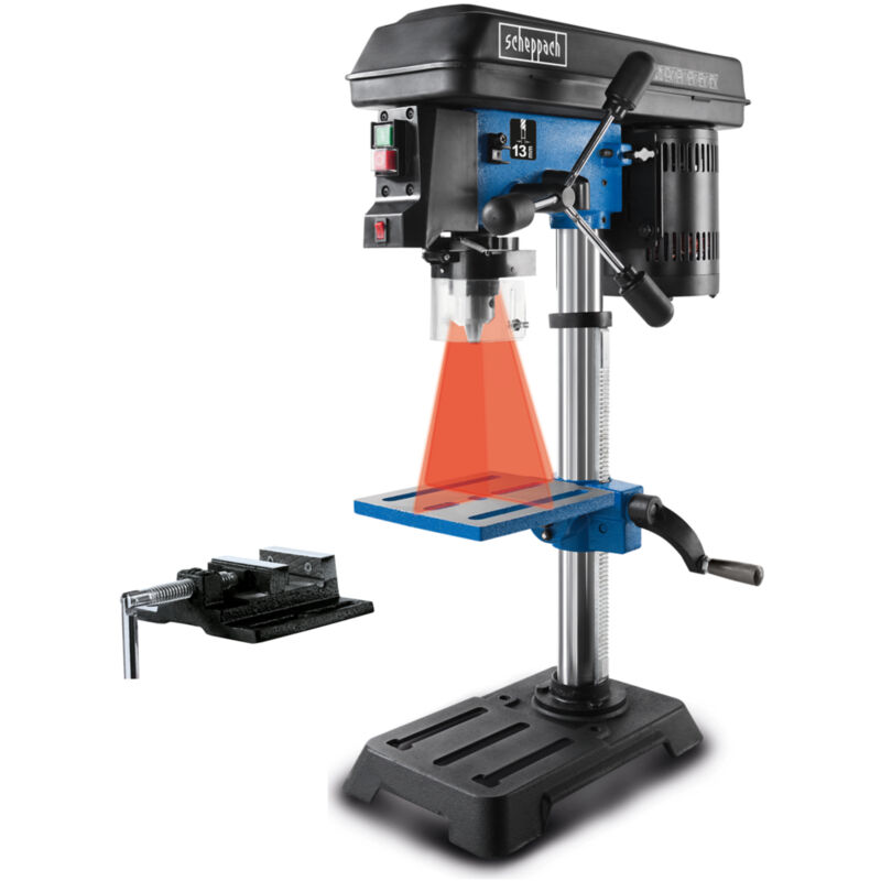 étau mandrin de 16 mm Scheppach perceuse d/'établi DP16Pro avec laser