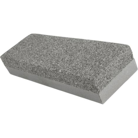 Scheppach Pierre prépare-meule pour affuteuse - Pierre à aiguiser double face - Grain fin 1000 - Gros grain 220