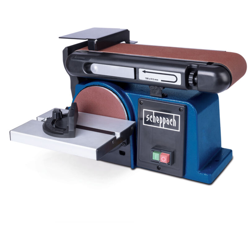 Ponceuse à bande BTS800 – 230 v – 370 w – Plateau de ponçage 150 mm – Longueur de bande 715 mm – Largeur de bande 100 mm - Scheppach