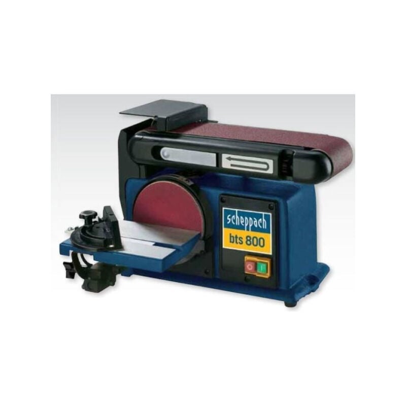 Scheppach - Ponceuse a disque et a bande BTS800 370W - Poncer - Electrique - Noir