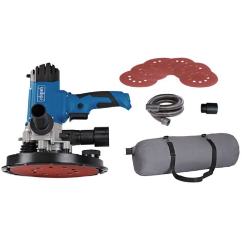 Scheppach - Ponceuse à plâtre Ø225mm 1200W + Sac aspiration et accessoires - DS 200