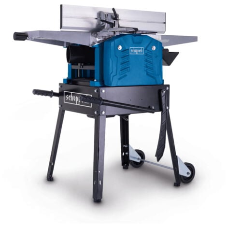 Scheppach Raboteuse / dégauchisseuse HMS1500 – 220-240 V – 2200 W – Largeur de rabotage 260 mm – Hauteur de passage de rabotage 160 mm – 2 couteaux – Plage de pivotement 90-135°