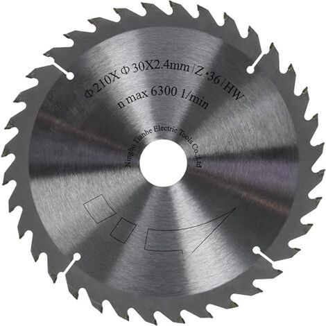 Scheppach Scie 7901800601 Accessoires/Scie plongeante/, compatible avec PL75 Lame de scie pour bois massif, stratifié et le plastique, diamètre 210 x 30 mm/36 Z