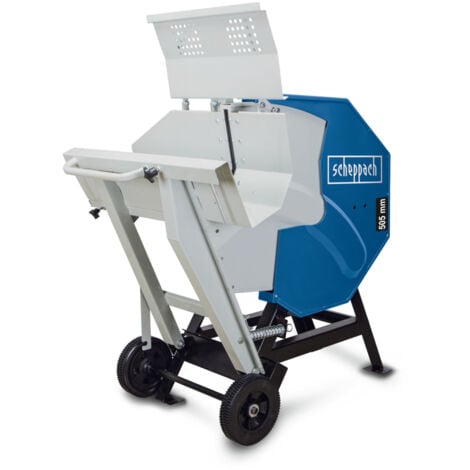 Scheppach Scie à bûches électrique HS510 – Scie circulaire à bascule – Moteur 3000 W – Lame 505 mm – Longueur de coupe max 1000 mm – Diamètre de coupe 170 mm – Couvercle de protection breveté