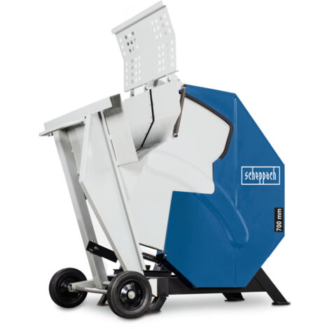 Scheppach Scie à bûches HS730 – 4500 W – Tension 400 V – Lame de scie HW 700 mm – Longueur de coupe 250-1000 mm – Scie circulaire à bascule – Bûches de 370 x 240 mm