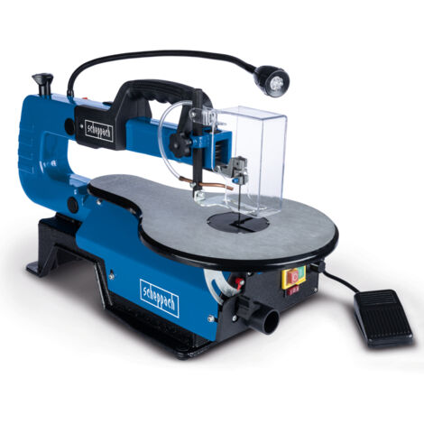 Scheppach – Scie à chantourner 120W – Table 415 x 250 mm – Hauteur de coupe 23/48 mm – Largeur de coupe max 406 mm – Moteur sans balais