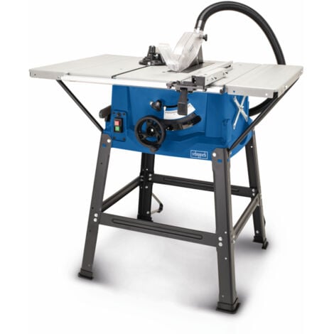 Scheppach Scie circulaire sur table HS100S - Puissance 2000 W - Lame Ø 250 x 30 mm - Hauteur de coupe max 85 mm - Dimensions de la table 940 x 642 mm