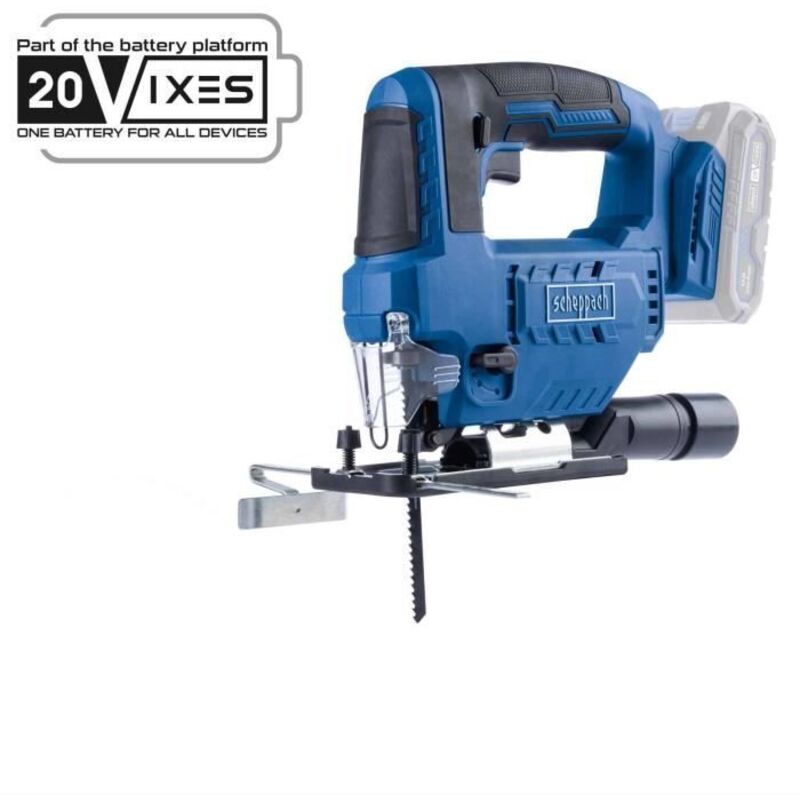 Akku-Stichsäge C-JS220-X Scheppach | Hublänge 19mm| Hubzahl 0-2400 min-1 | 7 einst. Schnittwinkel