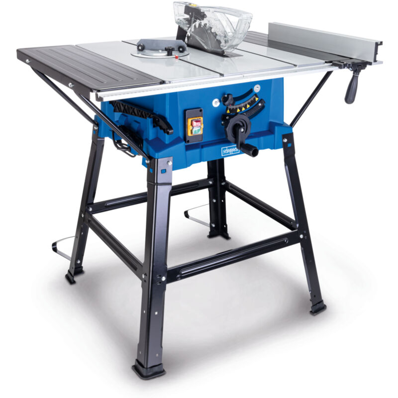 Scheppach Scie sur table HS110 – 230 V – 2000 W – Scie circulaire sur table – Hauteur de coupe 87 mm – Diamètre de lame HW Ø 254 mm – Laser – Avec Scheppach Scie sur table HS110 – 230 V – 2000 W – Scie circulaire sur table – Hauteur de coupe 87 mm – Diamètre de lame HW Ø 254 mm – Laser – Avec