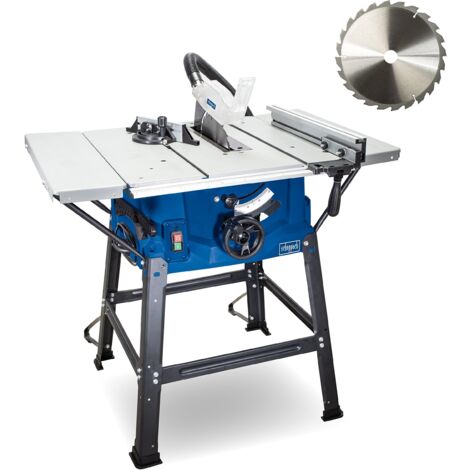 Scheppach - Sega circolare da tavolo 2000W Ø 250mm con base - HS100S