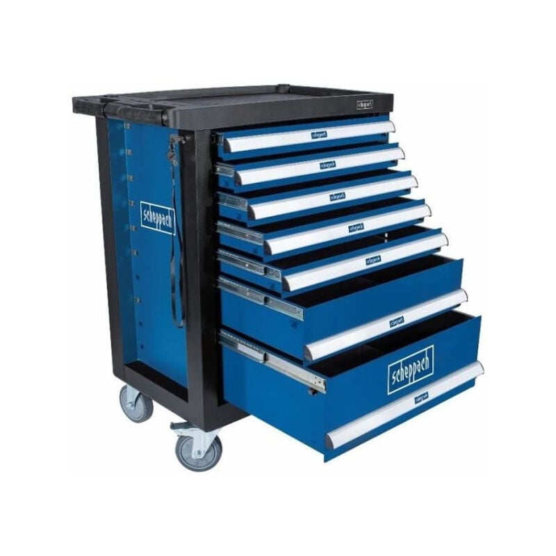 Scheppach - Servante d'atelier 70 outils 7 tiroirs TW1100
