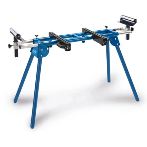 Scheppach Support Scies à Onglets UMF1600 - Charge admissible 200kg - Supports extensibles 1000-1650mm