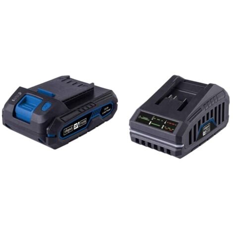 Scheppach System Starter-Kit SBSK2.0 - 20V-IXES / 2,0Ah Akku + Ladegerät