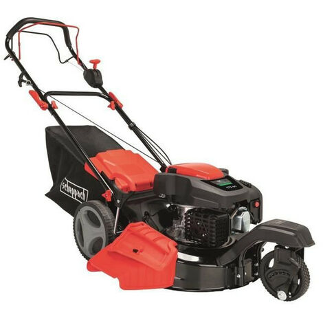 Scheppach – Tondeuse thermique autotractée 51 cm – Moteur 173 cc – 3 roues – Système de démarrage facile – Pour terrains accidentés
