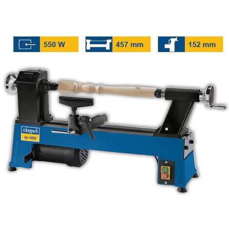 Scheppach - Tour à bois 550W 457 mm - DM 460 t