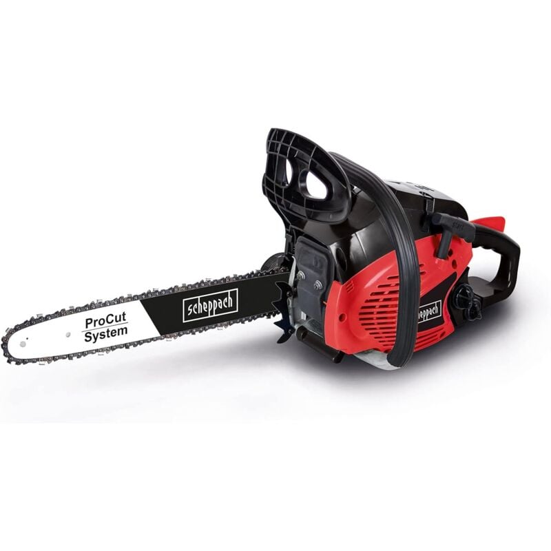 Scheppach - Tronçonneuse Thermique CSP41- Moteur de 2T de 41cm3 - Chaîne & Guide Procut de 40cm - Lubrification automatique de la chaîne - Frein de