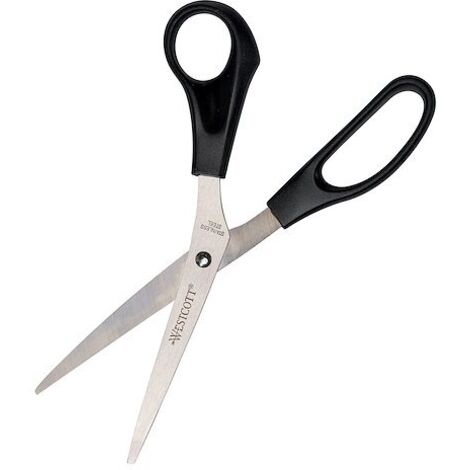 Schere Büro 210mm gerade Langauge Kunststoffgriff schwarz
